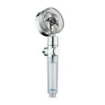 thumbnail image 1 of Handheld Shower Head with Turbo Fan ON/Off Pause Switch Cotton Filter High Pressure Showerhead G1/2, 1 of 8