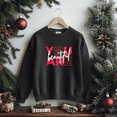 thumbnail image 3 of Women's You Are Beautiful Print Sweatshirt Letter Print Sweatshirt 1 Pcs Graphic Casual Pullover Sweatshirts - Comfortable Crew Neck, Soft Casual Tops, 3 of 5