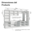 thumbnail image 3 of Cocina Integral Completa Armario de Vidrio Madesa Lux BG 03, 3 of 13