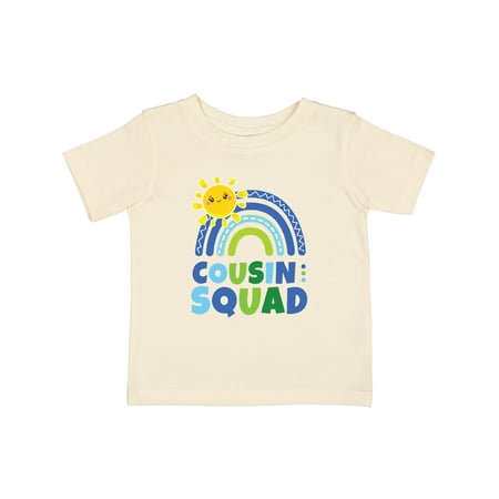 

Inktastic Family Cousin Squad with Blue Rainbow Gift Baby Boy T-Shirt