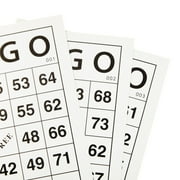 Juvale Bingo Paper Game Sheets - 4 x 6 in, 180 Sheets - Bulk Reusable Number Cards & Playing Card Set for Adults - for Birthday Games & Group Activities