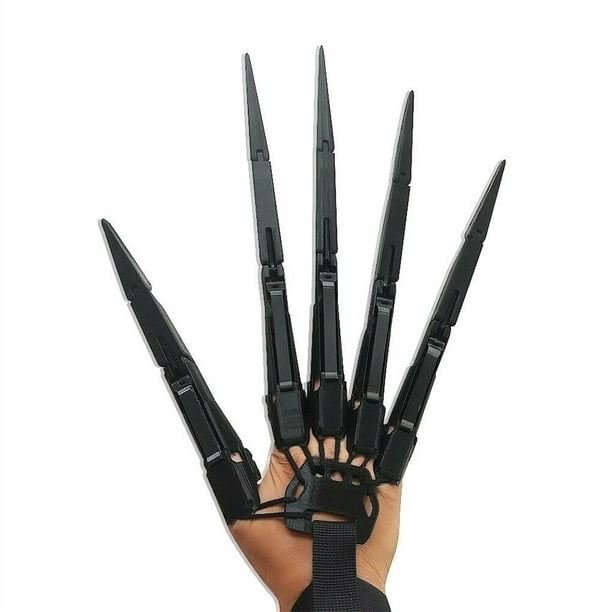 Kearding Extensiones de dedos articulados 3D Accesorios para dedos de Halloween Decoración de garra de terror Kits de decoración para fiestas No.02