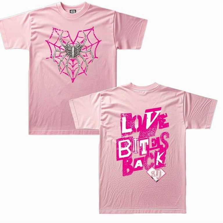 AJ Lee Love Bites Back Merch Summer Unisex Short-sleeved T-shirt