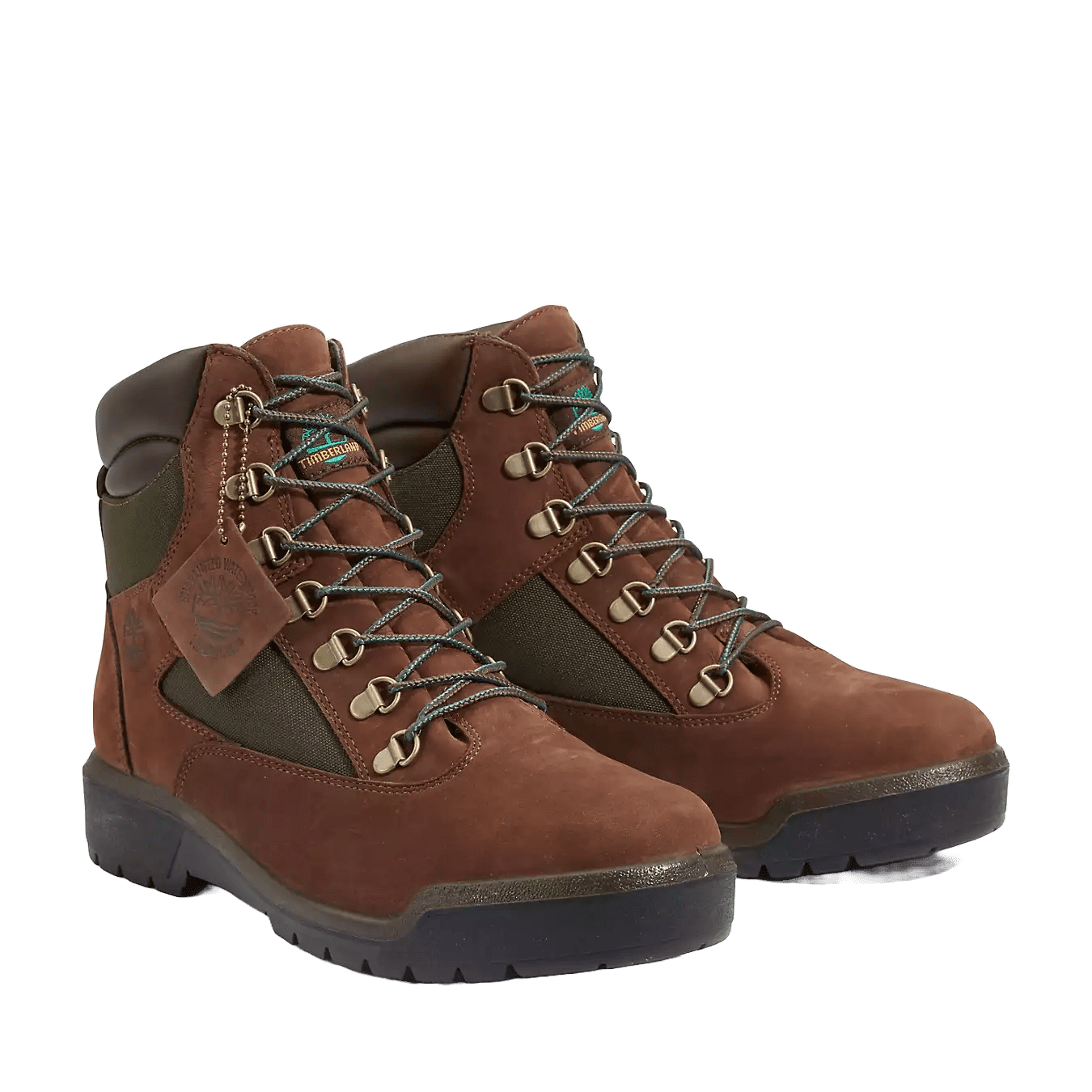 Timberland 6 Inch Waterproof Field Boot Dark Brown Nubuck TB