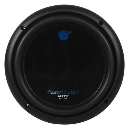 Planet Audio AC10D 10 in. Dual 4-Ohm Voice Coil Subwoofer - Black Poly Injection