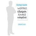 thumbnail image 3 of Wanted Chosen Loved Adopted Vinyl Decals Family Wall Quotes Stickers 18x23-Inch Black, 3 of 5