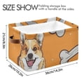 thumbnail image 4 of Bones Dogs Storage Bins Baskets With Handles Storage Box Clothes Organizer Organization Toys, 4 of 7