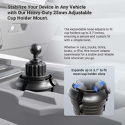 Magnetic Phone Holder with Car Cup Mount - MagSafe Compatible