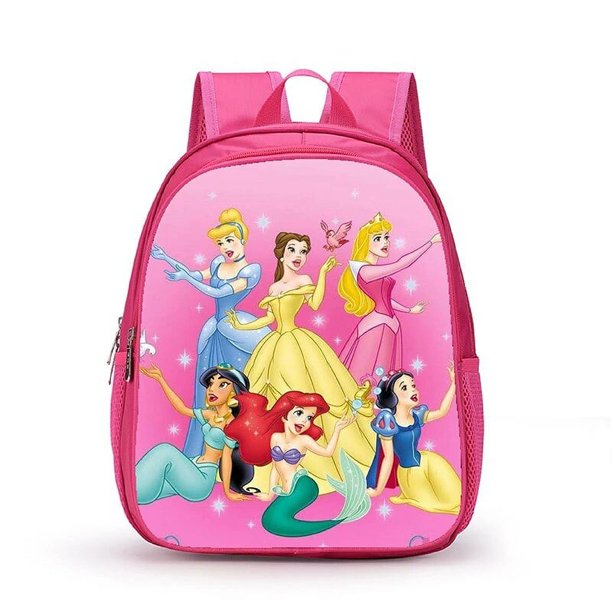 12 Inch Disney Snow White Princess Cinderella School Bag Kindergarten Backpack Fashion Toddler Girl Bookbag Shoulder Bag Mochila