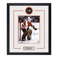 thumbnail image 1 of Bernie Parent Autographié Philadelphia Flyers Rondelle Logo 23x27 Cadre, 1 of 1