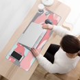 thumbnail image 3 of Pink Gray Camouflage &nbsp;pad Mousewaterproofwashable&nbsp;for Office Home Work GamingmousepadsRubber Base Mousepad with Stitched Edges 31.5x11.8inches, 3 of 7