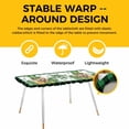 thumbnail image 4 of St Patricks Day Table Cloths for 8 Foot Rectangle Tables, Modern Watercolor Dogs Green Shamrock Patio Waterproof Elastic Fitted Tablecloths, Washable Rectangular Table Cover for Camping, 4 of 8