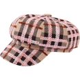 thumbnail image 5 of CoCopeaunts Newsboy Cap Autumn Winter Hats for Women Check Octagonal Caps Ladies Casual Woolen Hat Winter Beret Hats for Women, 5 of 8