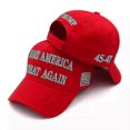 thumbnail image 3 of President Donald Trump 45-47 Hat 2024 Make America Great Again Maga Red Mesh, 3 of 5