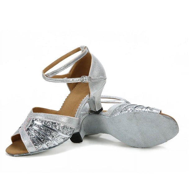 XIHAHA, nuevos zapatos de baile latino a la moda para mujer y niña, zapatos de salón de Tango, cómodos zapatos de baile de barra con tira, suaves para verano