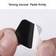thumbnail image 5 of 4 poleas universales autoadhesivas de acero inoxidable (negro), 5 of 5