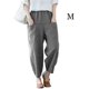 thumbnail image 4 of Jumpingount Pantalones hasta la pantorrilla para mujer, pantalones de talla grande para mujer, bombachos de moda de nueve puntos para niña, Prendas para la parte inferior del cuerpo Negro M, 4 of 6