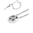 thumbnail image 3 of West Coast Jewelry Women's Cubic Zirconia Peace Stainless Steel Necklace - 16", 3 of 4