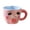 A, variant on Ugly Cute Contrast Color Ceramic Water Mug, Unique Funny Shape Design, Fashion Daily Drinking Cup and Delicate Couple Gift Choice for Birthday Holiday Home Daily Use