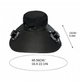 thumbnail image 2 of Solar Fan Hat, Wide Brim Breathable Sun Protection Cap with Solar Powered Fan, Outdoor Fishing Hiking Hat, 2 of 9