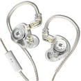 thumbnail image 1 of stanreset KZ Mobile Phone Wired Earphone Jogging Noise Reduction Detachable Headset Computer MP3 HiFi Gaming Headphone L Shaped Connector Transparent Mic, 1 of 9