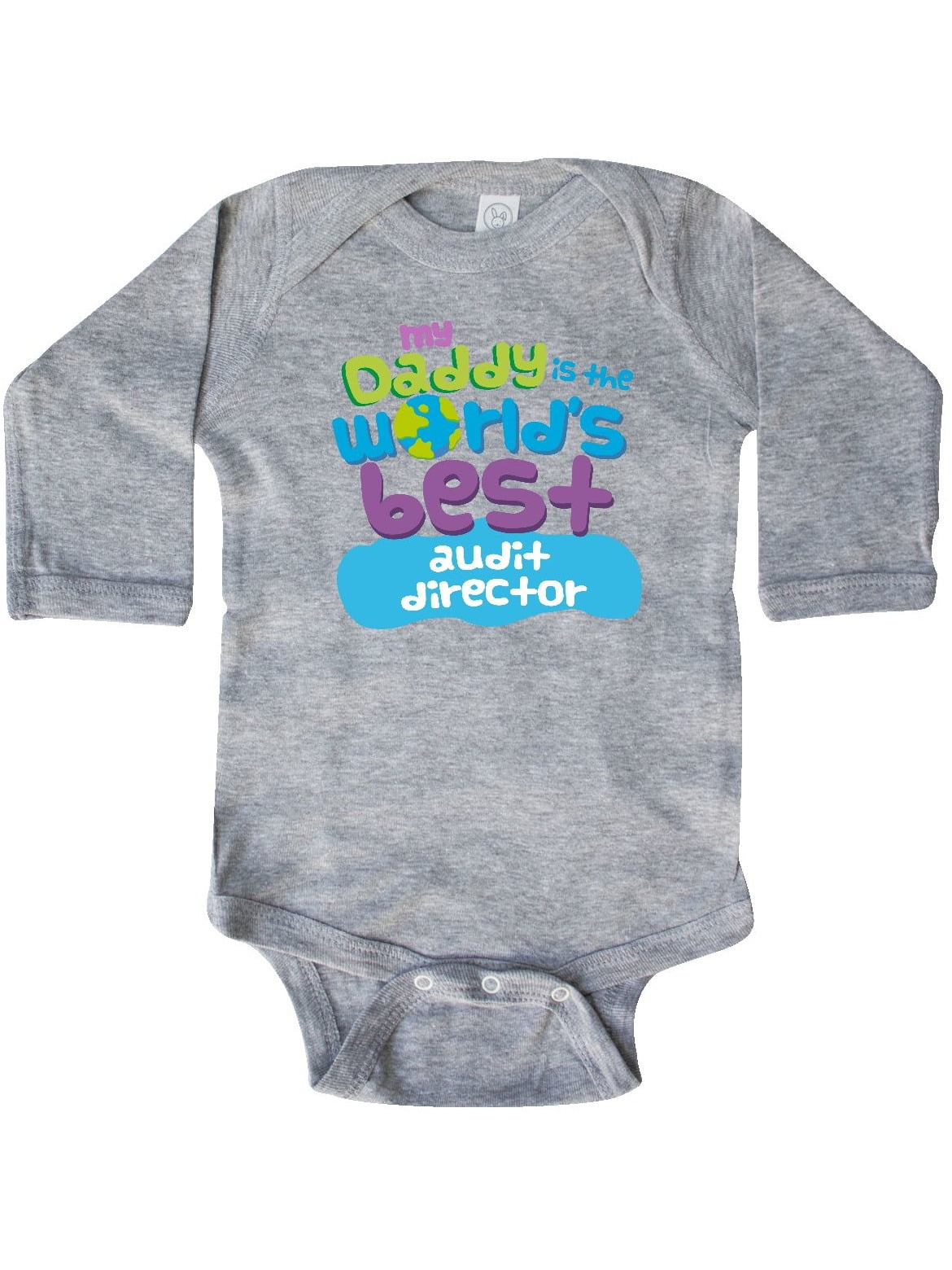 inktastic Worlds Best Little Brother Long Sleeve Creeper