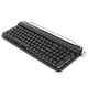 thumbnail image 3 of Teclado mecánico para máquina de escribir con interruptor rojo, 100 teclas, retroiluminación RGB, teclado retro para juegos Bluetooth para Windows, Android, IOS, negro, 3 of 8