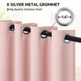 thumbnail image 2 of Heavyweight Velvet Curtains - Thermal Insulated Grommet Drapes, Set of 2, Soundproof Room Darkening for Living Room & Bedroom, 2 of 5