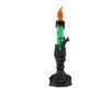 thumbnail image 5 of Velas sin llama de Halloween de 3 piezas, lámpara de vela decorativa de Halloween para el hogar, mesa, fiesta, casa embrujada de Halloween (morado y verde, verde), 5 of 5
