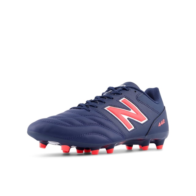 Botines de Fútbol New Balance 442 Team FG V2 Azul Marino Rojo 7.5 M