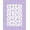 Purple, Pattern 6, variant on ODIKA 8'x10' Washable Area Rug Non-Slip Chair-Friendly Mat Purple Fuzzy Vintage Pressed Trellis Grid Round Classroom Flower for Dining Room, Large Office, Lounge
