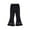 Black, variant on Posijego 3-9 Years Toddler Girls Flare Pants Embroidery Heart Bell Bottom Leggings Elastic Waist Trousers