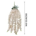 thumbnail image 3 of Clearance Under $5 Boovnll Hanging Flowers, Artificial Hanging Plants, Lifelike Flowers, No Fade, UV Resistant, Artificial Flowers for Indoor/ Outdoor Wedding, Party, DIY Tables Decor, Fake Flowers, 3 of 7