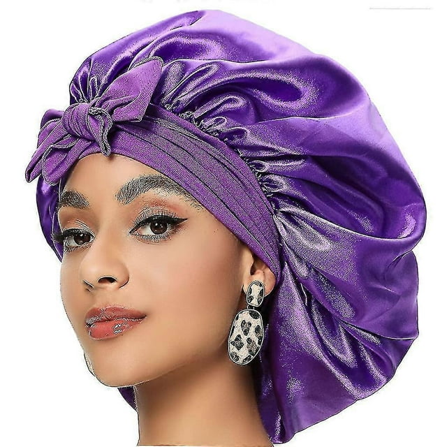 Shower Cap Waterproof Reusable Shower Caps Large For Long Hair Adjustable