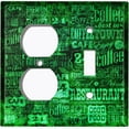 thumbnail image 5 of Metal Light Switch Plate Cover Cafe Diner Coffee Sign Green COF025, 5 of 13