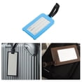 thumbnail image 4 of Unique Bargains 1 Pc Plane Luggage Tag for Travelling Blue Soft Rubber, 4 of 4