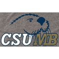 thumbnail image 2 of Men's Gray Cal State Monterey Bay Otters Auxiliary Logo Tri-Blend T-Shirt, 2 of 2
