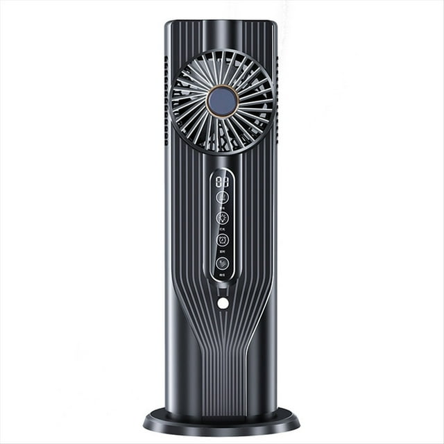 Enfriador de Aire Portátil para Dormitorio, Ventilador de Torre Silencioso con USB, Ventilador de Refrigeración por Agua Portátil, Nebulizador de Agua.