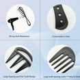 thumbnail image 4 of Wide tooth comb, 2 Packs Large Curl Comb for Long Wet and Curly wavy hair, Shark tooth wig combs For Men and Women, Heat Resistant & Anti-Static Styling Comb, 4 of 5