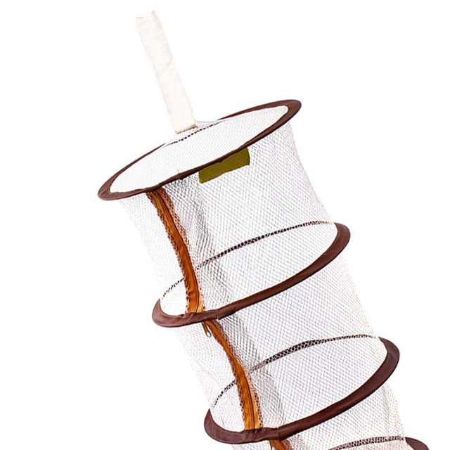 Zipper Bra Drying Basket 3-layer Hanging Net Mesh Storage Basket Bag Hanging Cage Clothes Bra Drying Organizer