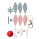 thumbnail image 5 of Kit de costura para llaveros DIY, colgante de globo aerostático, llavero de coche, colgante colorido Azul y rosa, 5 of 9