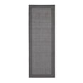thumbnail image 3 of (2 pack) Mainstays Farmhouse Faux Sisal Olefin Gray Border Indoor Hallway Runner Rug, 2'x6', 3 of 11