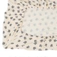thumbnail image 2 of Fitted Crib Sheet Full Cotton Crinkle Fabric Soft Breathable Comfortable Crib Mattress Sheet for Crib Mattress Toddler Bed Mattress Black Flower Leaf, 2 of 4