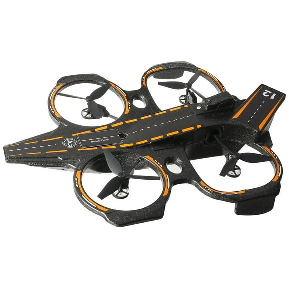 Drone WLToys Q202 negro naranja con Giroscopio de 6 Ejes