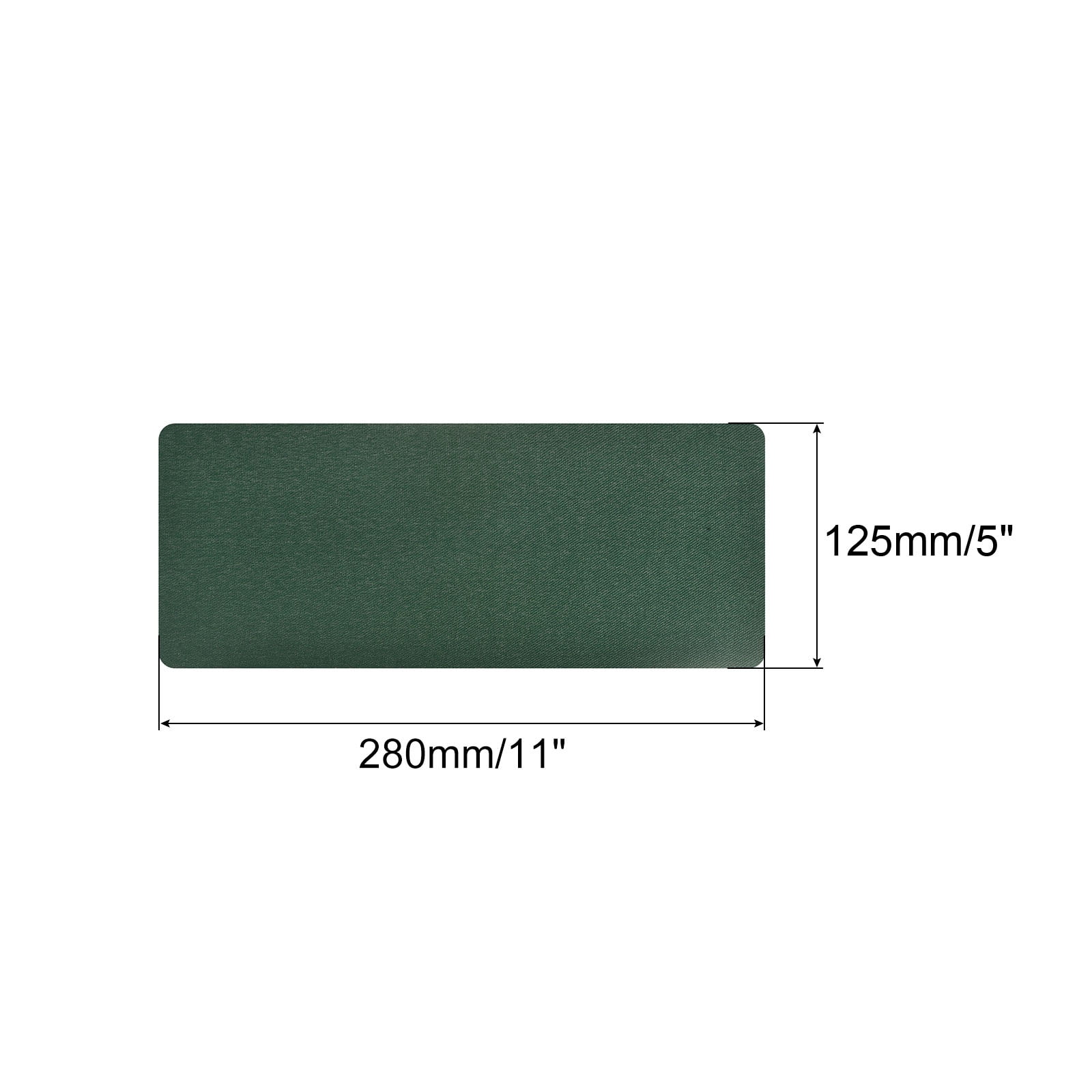 Unique Bargains Fabric Iron-on Patches for Pants Hole Repairing and Decoration Dark Green