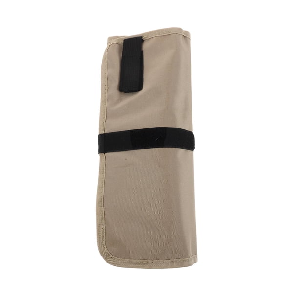 GOOHOCHY Bolsa de almacenamiento para cubiertos de camping - Estuche enrollable para tenedores, palillos y cucharas - Portavajillas de tela Oxford para senderismo
