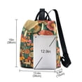 thumbnail image 3 of FORMRS Women's Travel Backpack Purse Anti-Theft Hidden Pockets Casual Shoulder Bag, Floral Mushroom, 3 of 7