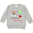 thumbnail image 2 of Inktastic Someone in Pennsylvania Loves Me Toddler Sweatshirt, 2 of 4