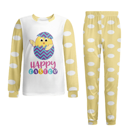 

Easter Pajamas-Family Pajamas Soft - Matching Pajamas Easterr Bunny Egg Carrot Kawaii Pajamas Size 100