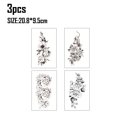 thumbnail image 2 of 12 hojas de tatuajes temporales para mujeres, kit de pegatinas de tatuajes para adultos, mujeres, niñas, tatuajes, 2 of 6